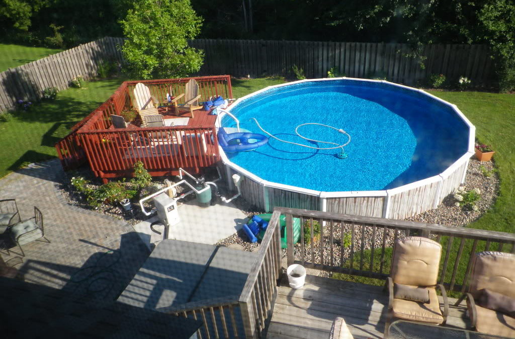 Installation piscine hors sol